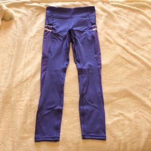 Size xs purple fabletic ankle leggings